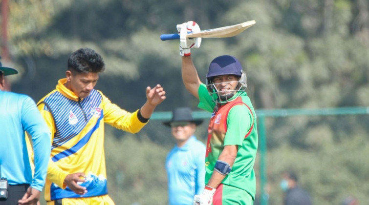 कप्तान विनोद भण्डारीको शानदार शतकमा आर्मीको विजयी शुरुवात